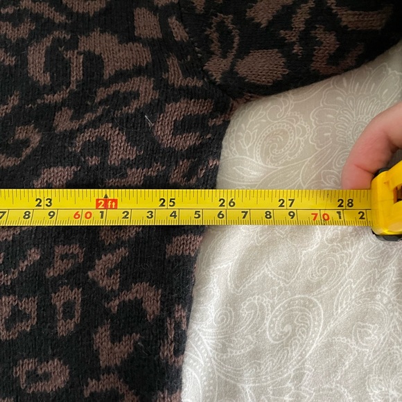 Free People Cheetah Sweater Top - Picture 7 of 7